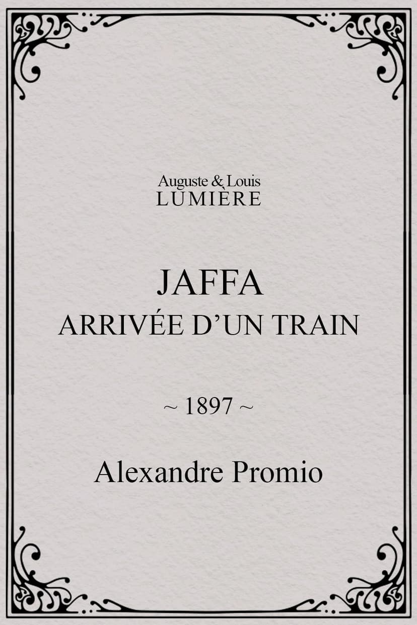 Jaffa : arrivée d’un train