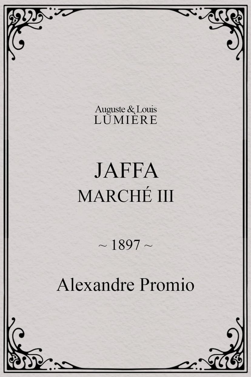 Jaffa : Marché, III